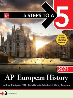 cover image of 5 Steps to a 5: AP European History 2021